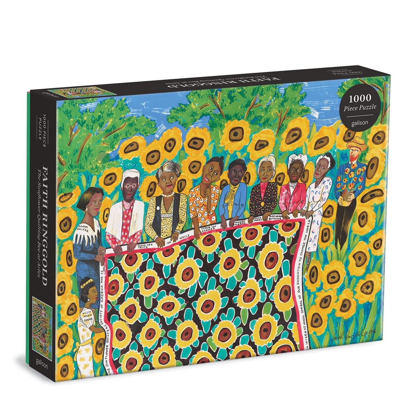 Faith Ringgold: The Sunflower Quilting Bee at Arles 1000 Piece Puzzle