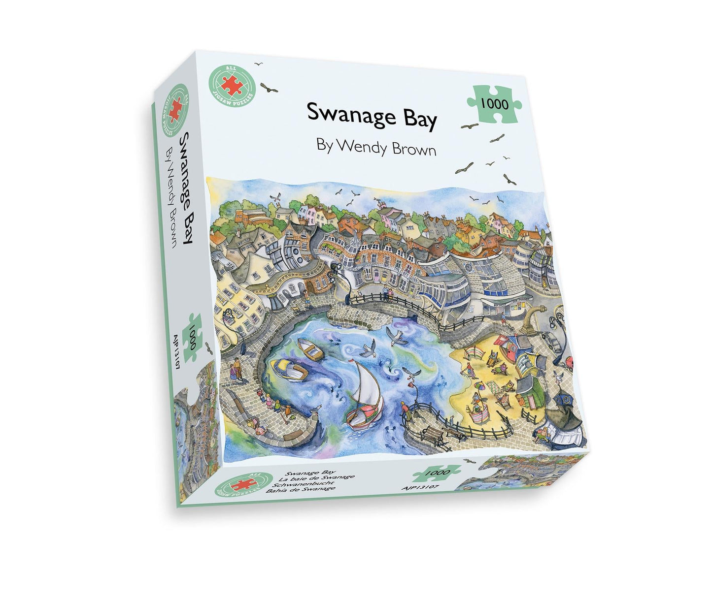 Swanage Bay 500 or 1000 Piece Jigsaw Puzzle box