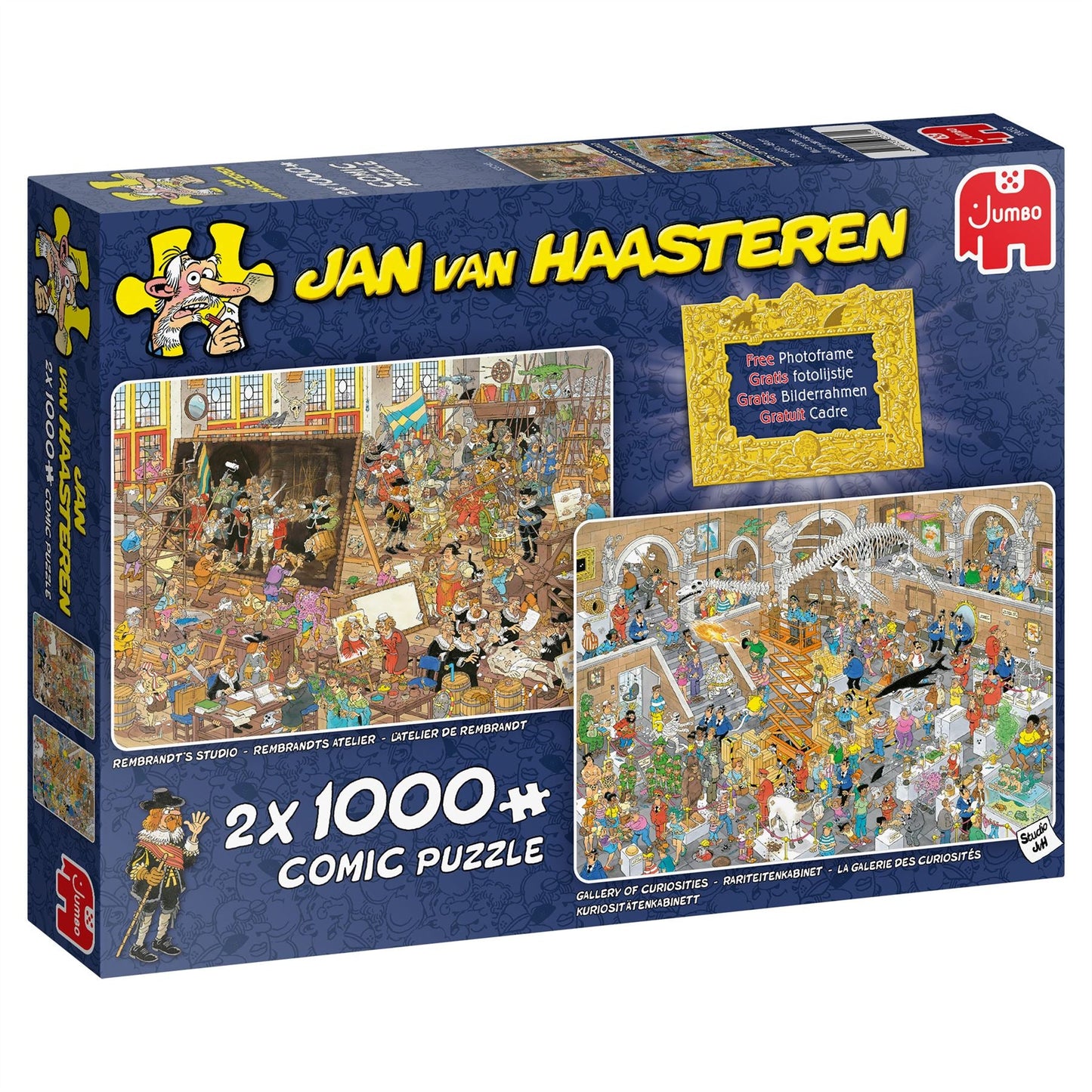 Jan van Haasteren A Trip to the Museum 2 X 1000 Piece Jigsaw box
