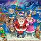 Wasgij Christmas 17 Elf Inspection! 2 x 1000 Piece Jigsaw Puzzle