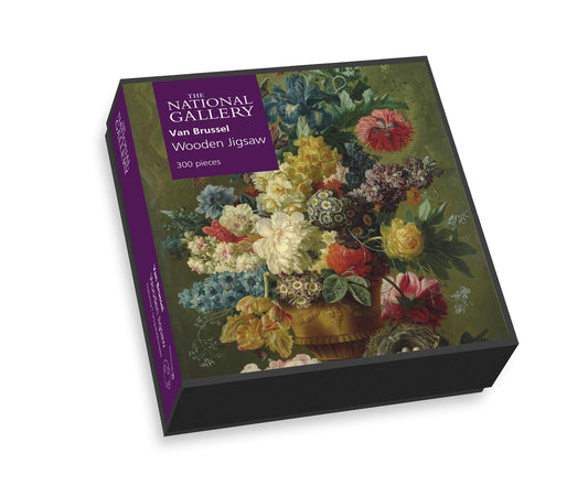 Flowers in a Vase - National Gallery 300 Piece Wooden Jigsaw Puzzle