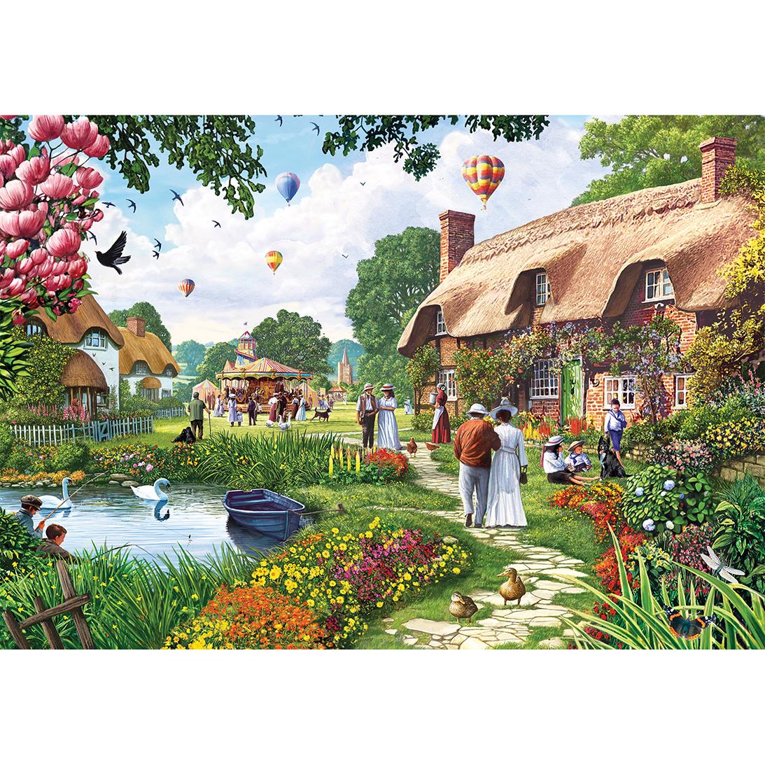 Lakeside cottage 500 piece jigsaw puzzle