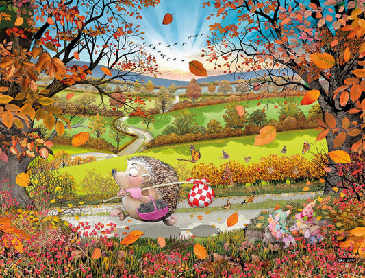 Priscilla Prickle is a charming 1000-piece jigsaw puzzle from mind of Mike Jupp.