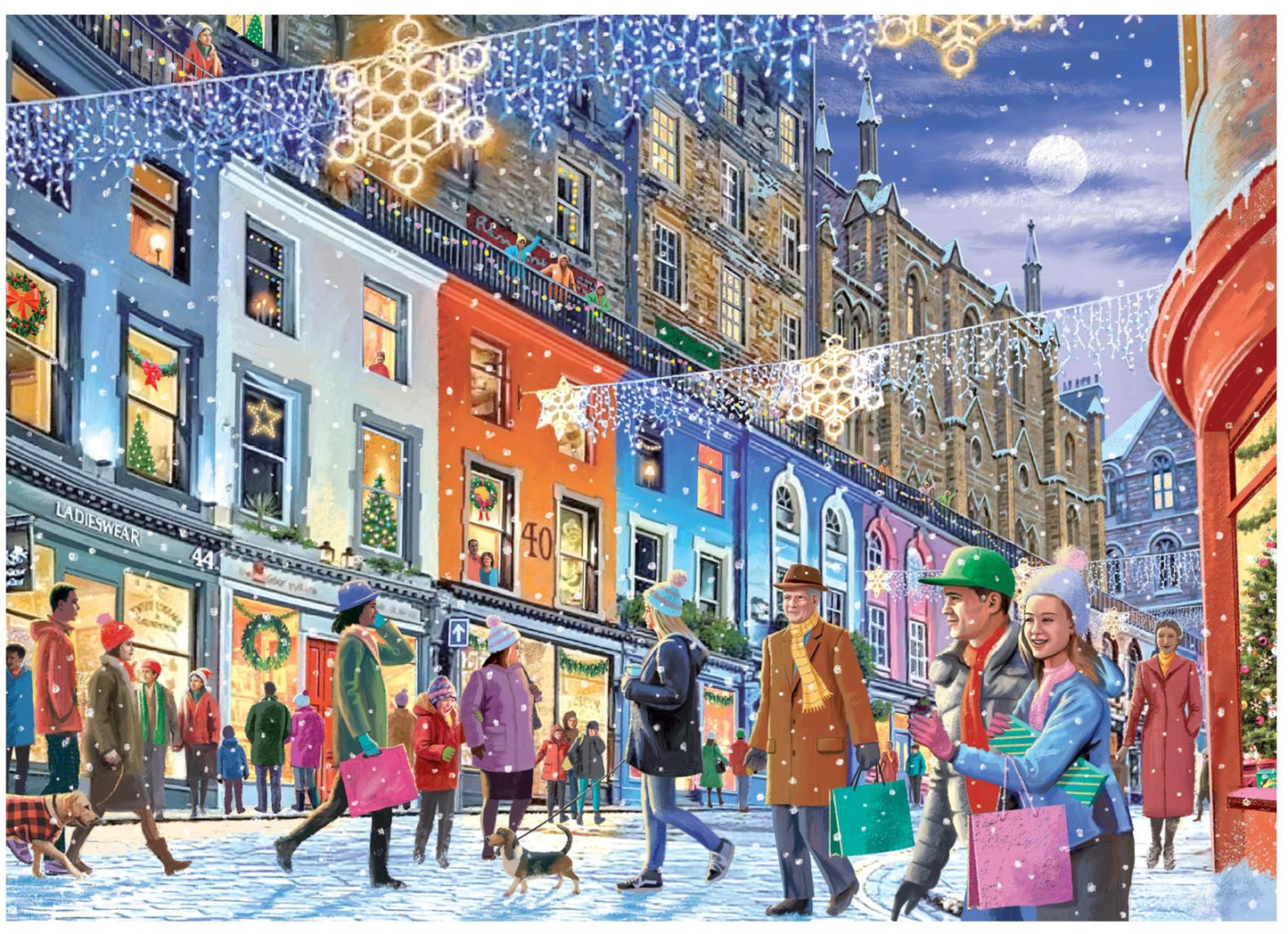 Christmas in Edinburgh 1000 Piece Jigsaw