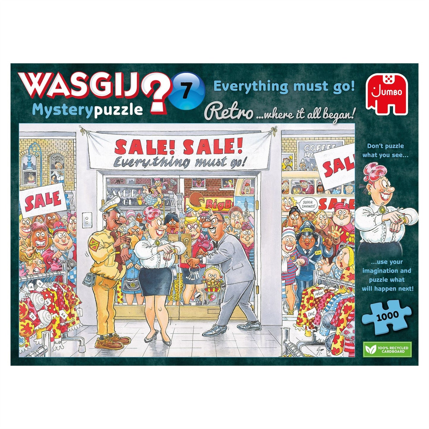 Wasgij Retro Mystery 7 Everything Must Go! 1000 Piece Jigsaw Puzzle