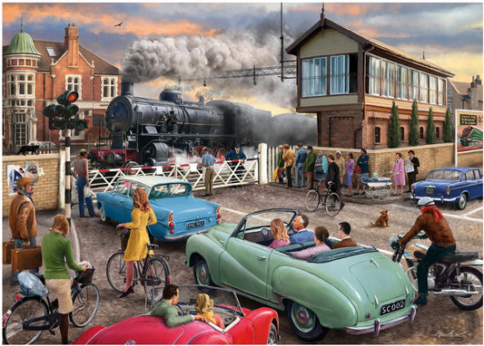 The Level Crossing 1000 Piece Jigsaw Puzzle
