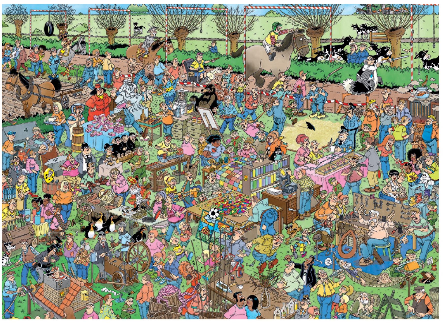 Jan van Haasteren The Dutch Craft Market 1000 Piece Jigsaw Puzzle