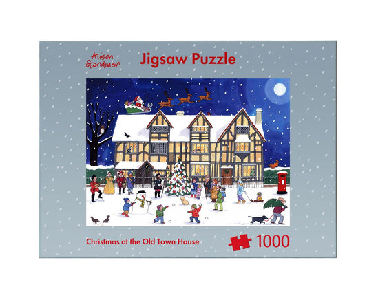 Christmas at the Old Town House 1000 Piece Jigsaw Puzzle