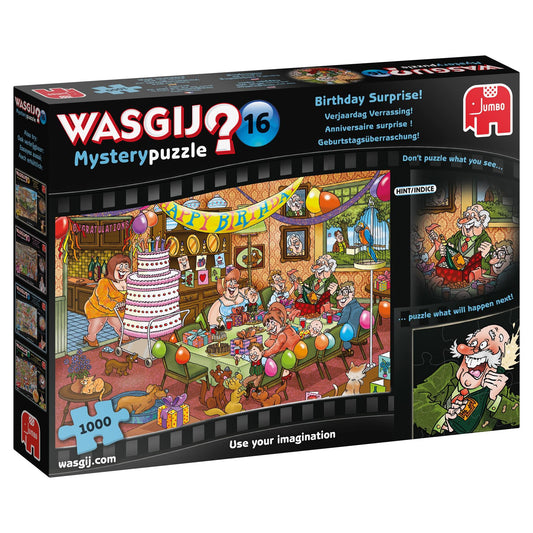 Wasgij Mystery 16 Birthday Surprise 1000 Piece Jigsaw Puzzle-1