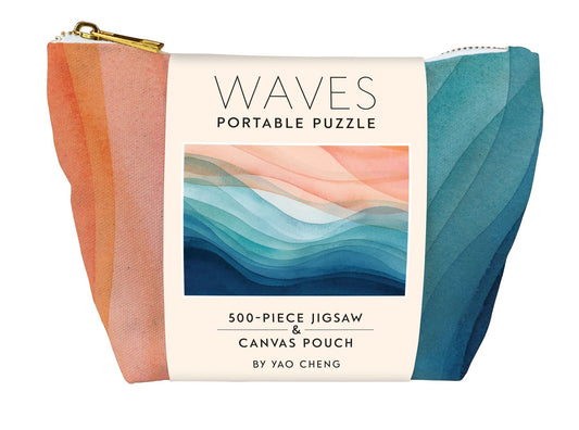 Waves  500 Piece Portable Jigsaw Puzzle