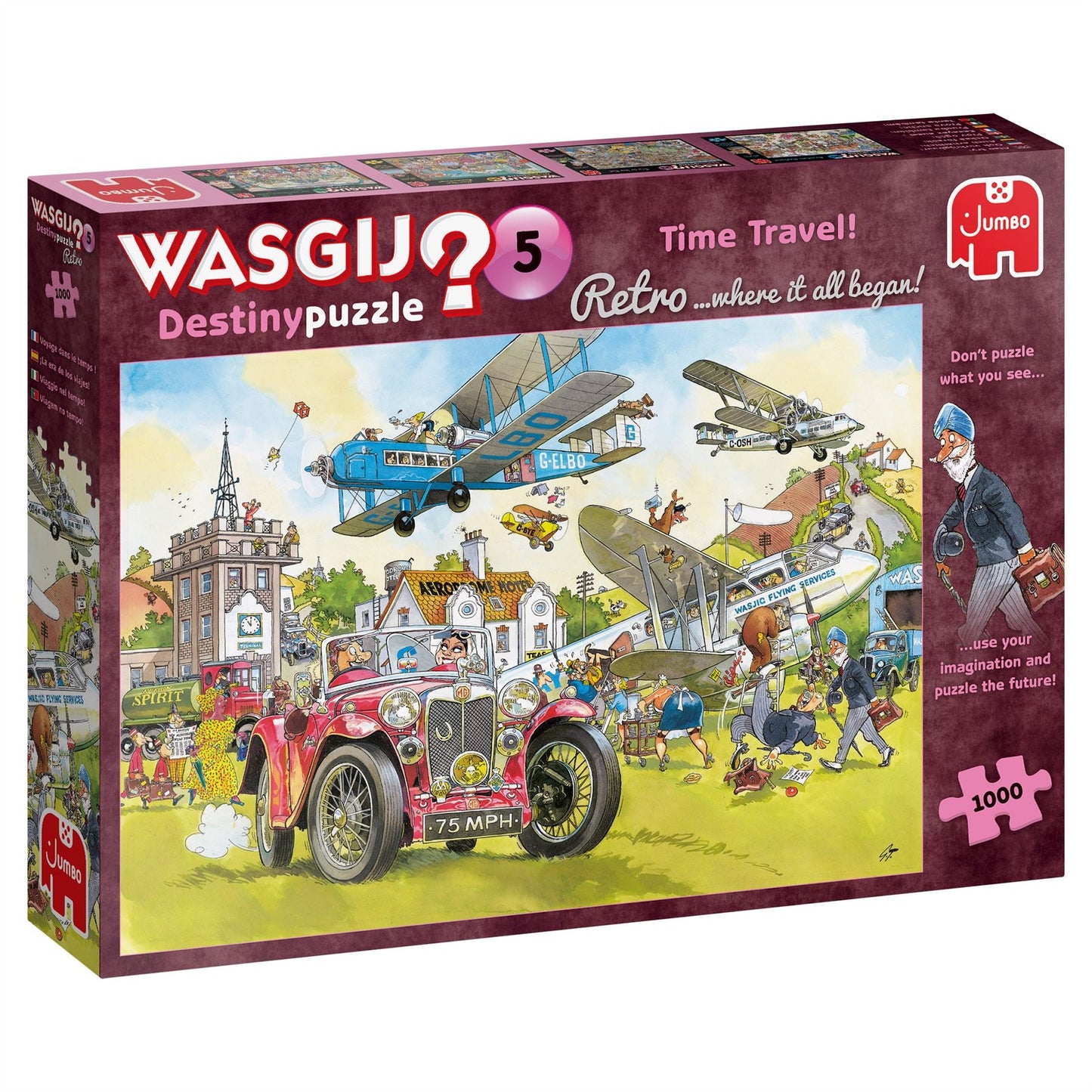 Wasgij Retro 5 Time Travel! 1000 Piece Jigsaw Puzzle 3
