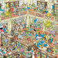 The Library - Jan van Haasteren 1000 Piece Jigsaw Puzzle