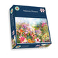 Abstract Flowers 1000 Piece Jigsaw Puzzle 