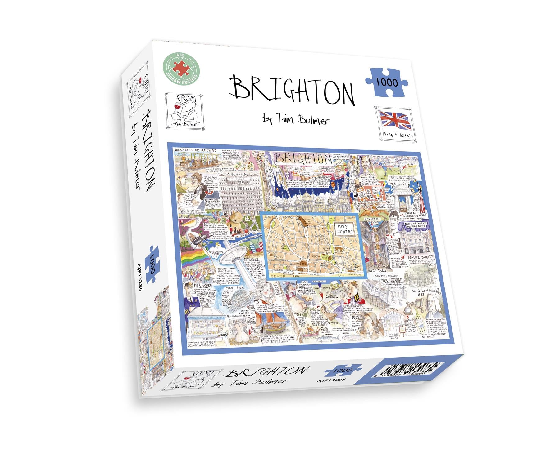 Tim Bulmer Brighton 1000 piece jigsaw puzzle box