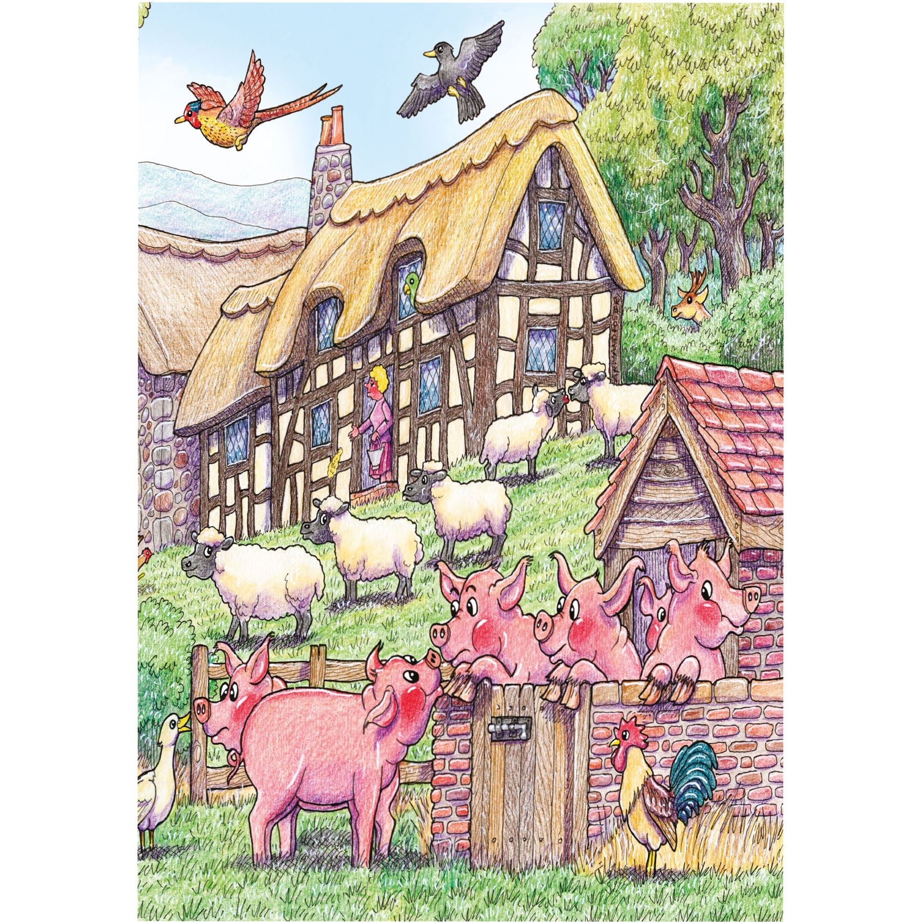 Wildermere Farm - Armand Foster 3 x 24 Piece Kids Jigsaw Puzzle 3
