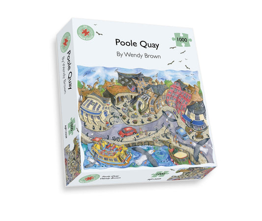 Poole Quay - Wendy Brown 1000 Piece Jigsaw Puzzle box