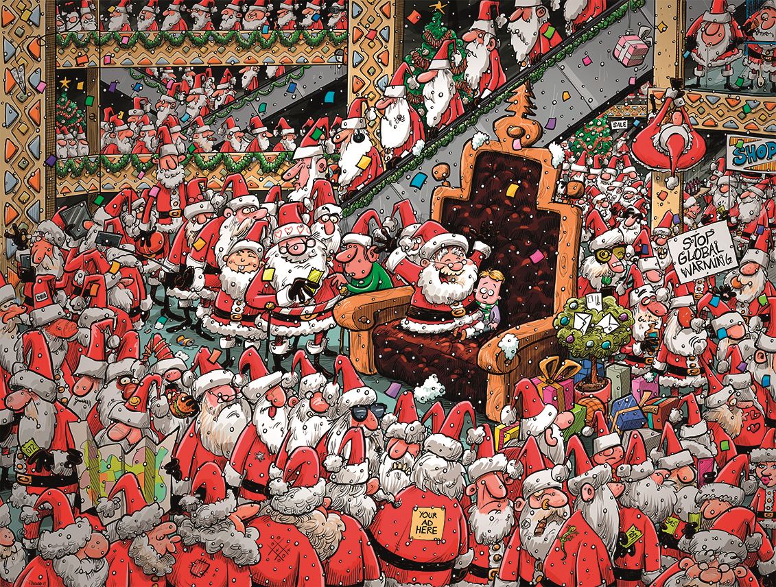 Christmas Collection 4 X 500 Piece Jigsaw Puzzle