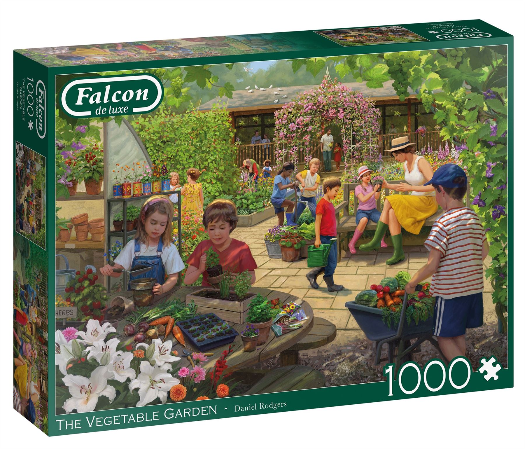 The Vegetable Garden 1000 Piece Jigsaw Puzzle box 2