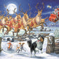 Chasing Santa 1000 Piece Jigsaw Puzzle