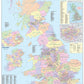 British Isles County Map 1000 Piece Jigsaw Puzzle