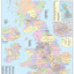 British Isles County Map 1000 Piece Jigsaw Puzzle