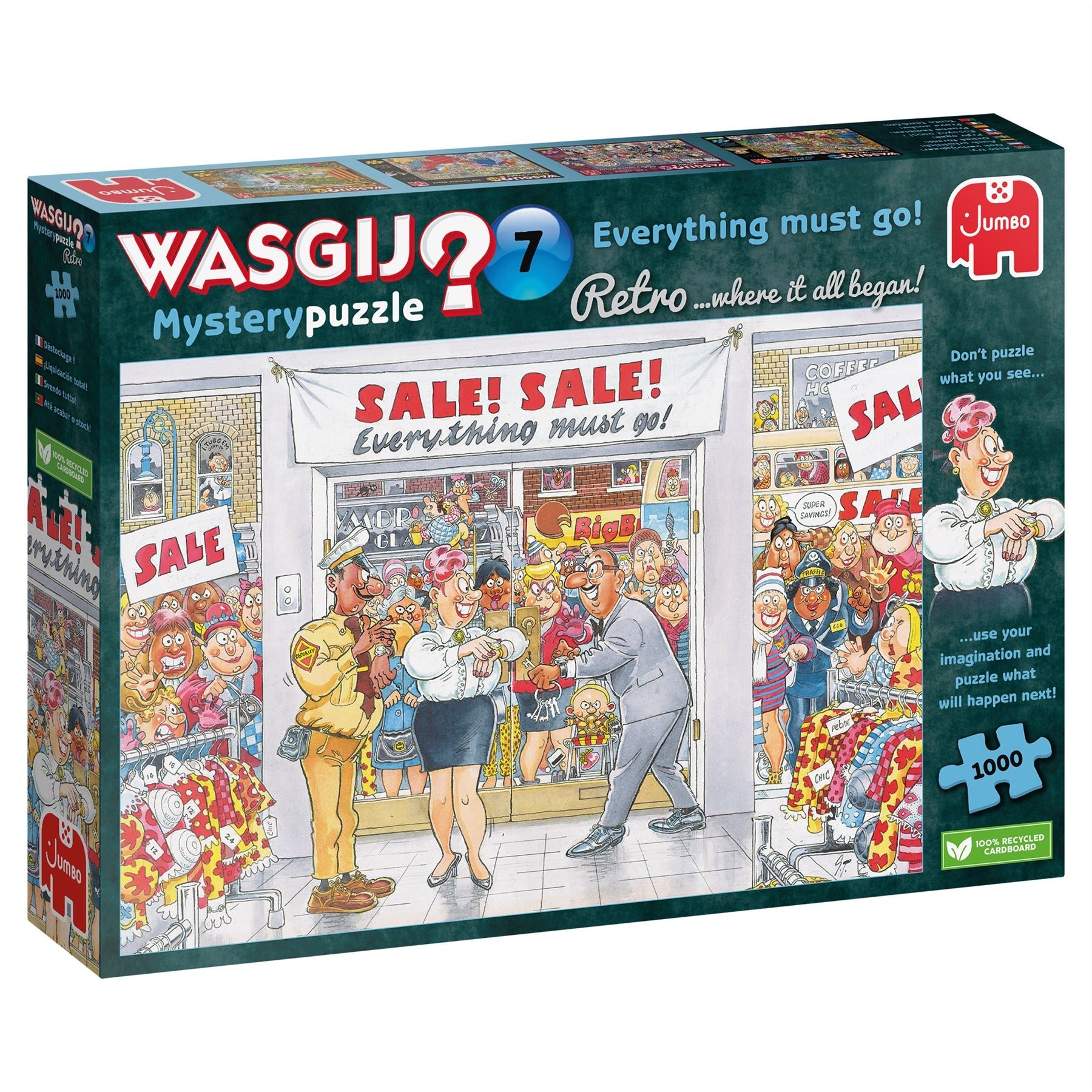 Wasgij Retro Mystery 7 Everything Must Go! 1000 Piece Jigsaw Puzzle