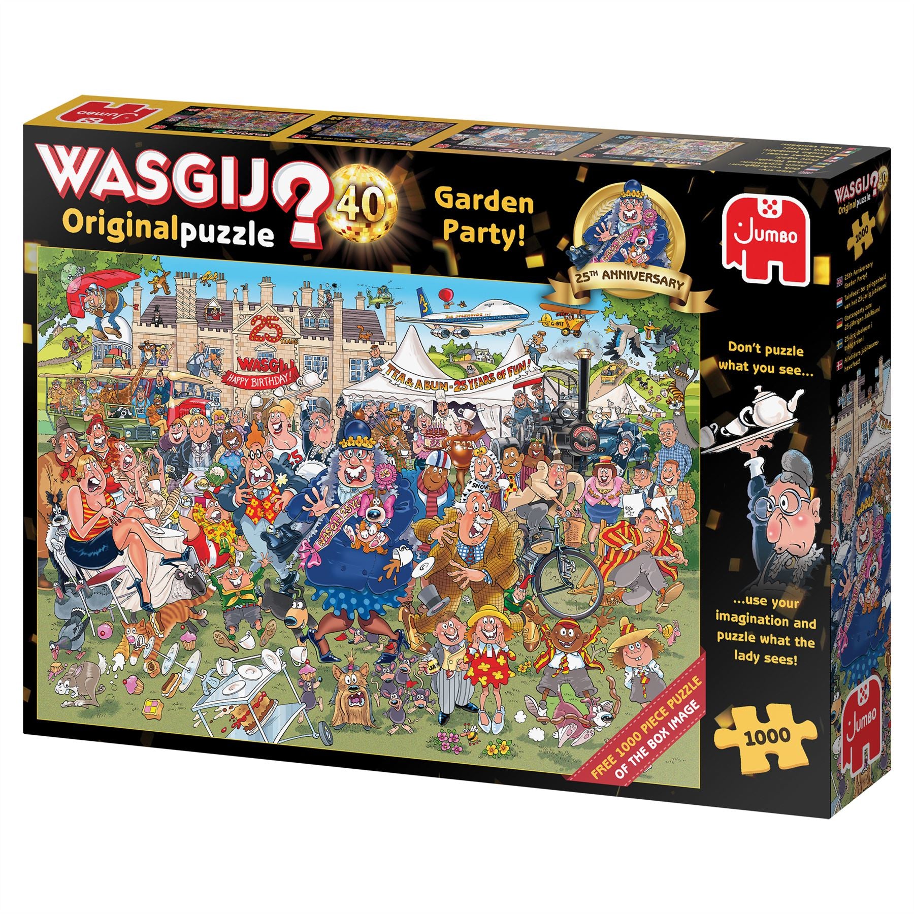 Wasgij Original 40 Garden Party 2 x 1000 Piece Jigsaw puzzle