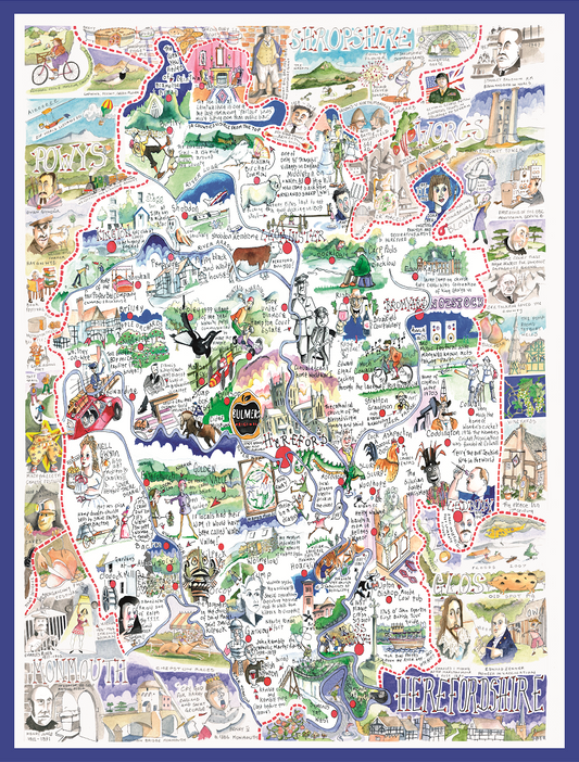 Tim Bulmer Herefordshire County Jigsaw Puzzle in 1000 pieces