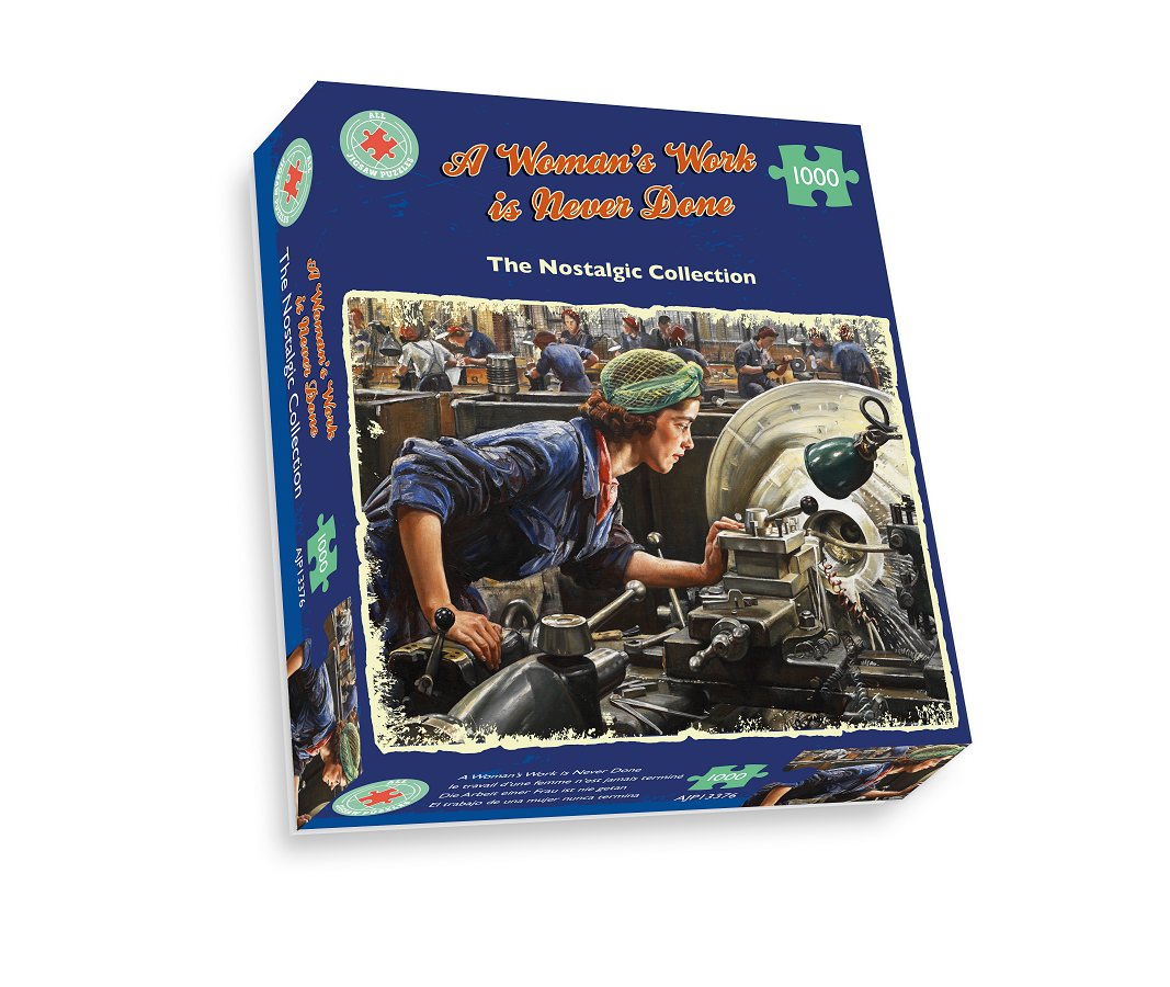 A Woman's Work is Never Done 1000 Piece Jigsaw Puzzle