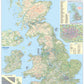 British Isles Road Map 1000 Piece Jigsaw Puzzle