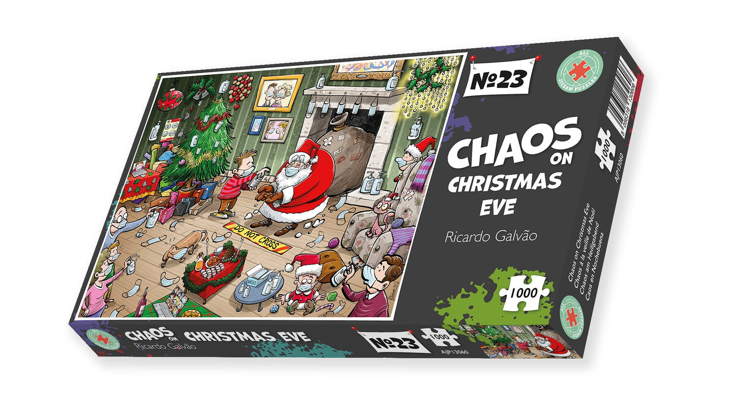 Chaos on Christmas Eve 1000  Piece Jigsaw Puzzle - Chaos no. 23
