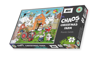 Christmas at Chaos Farm - No.1 500 Piece Jigsaw Puzzle