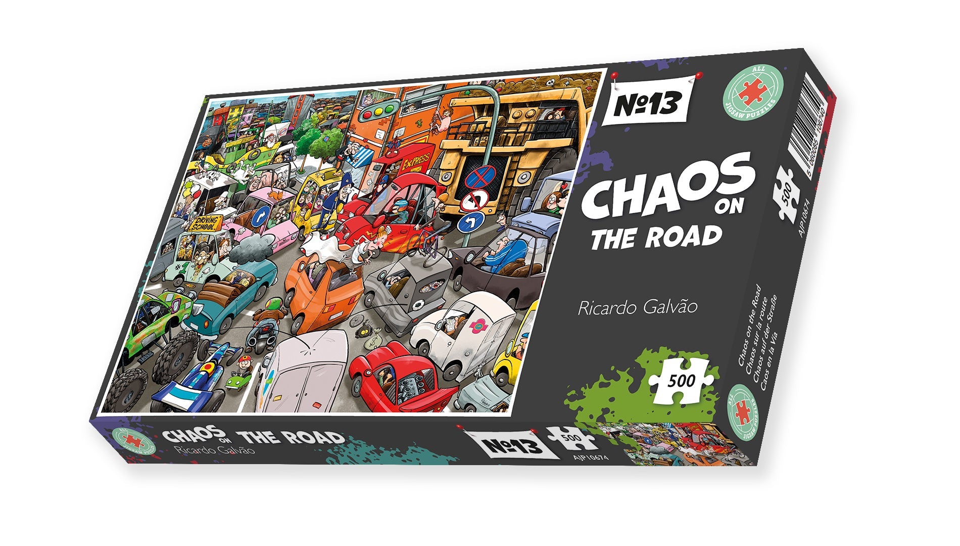 Chaos on the Road - No.13 1000 or 500 Piece Jigsaw Puzzle – All Jigsaw  Puzzles US