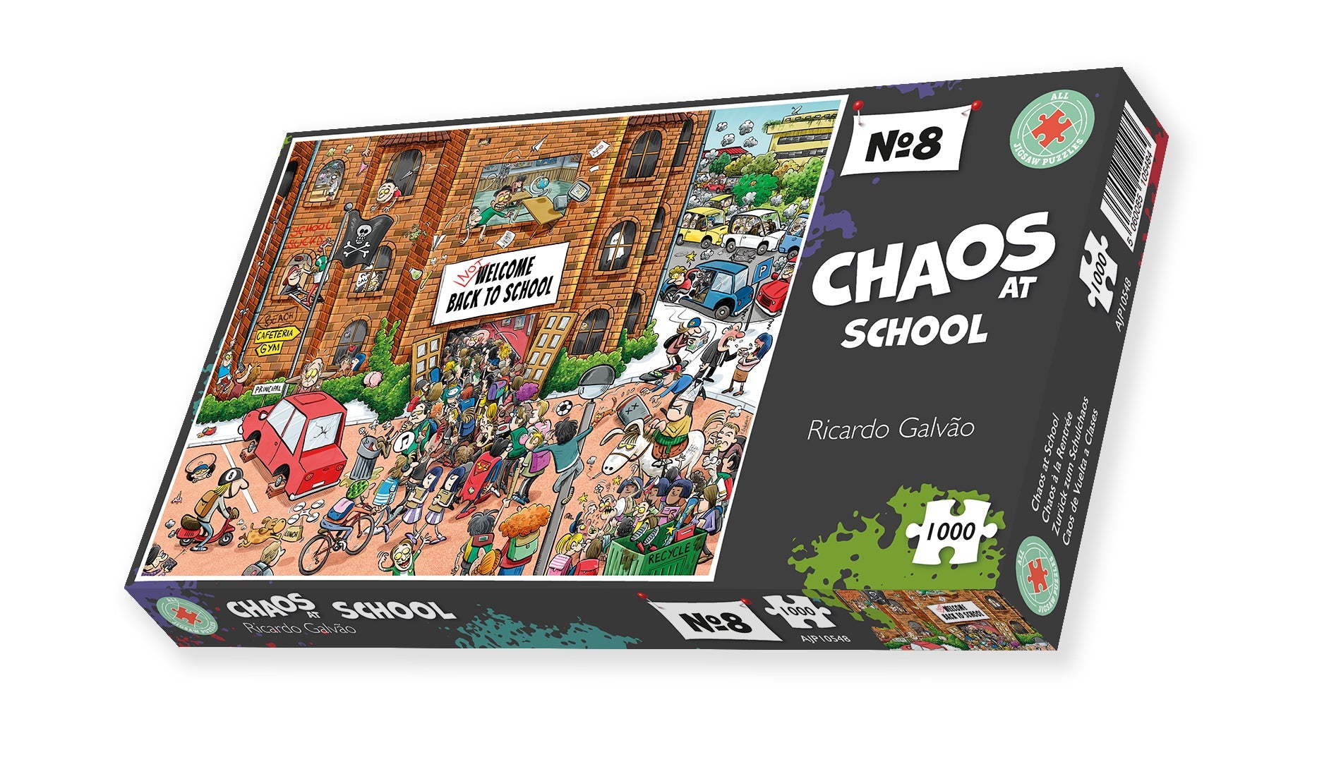 Back to School Chaos- No. 8 1000 Piece Jigsaw Puzzles