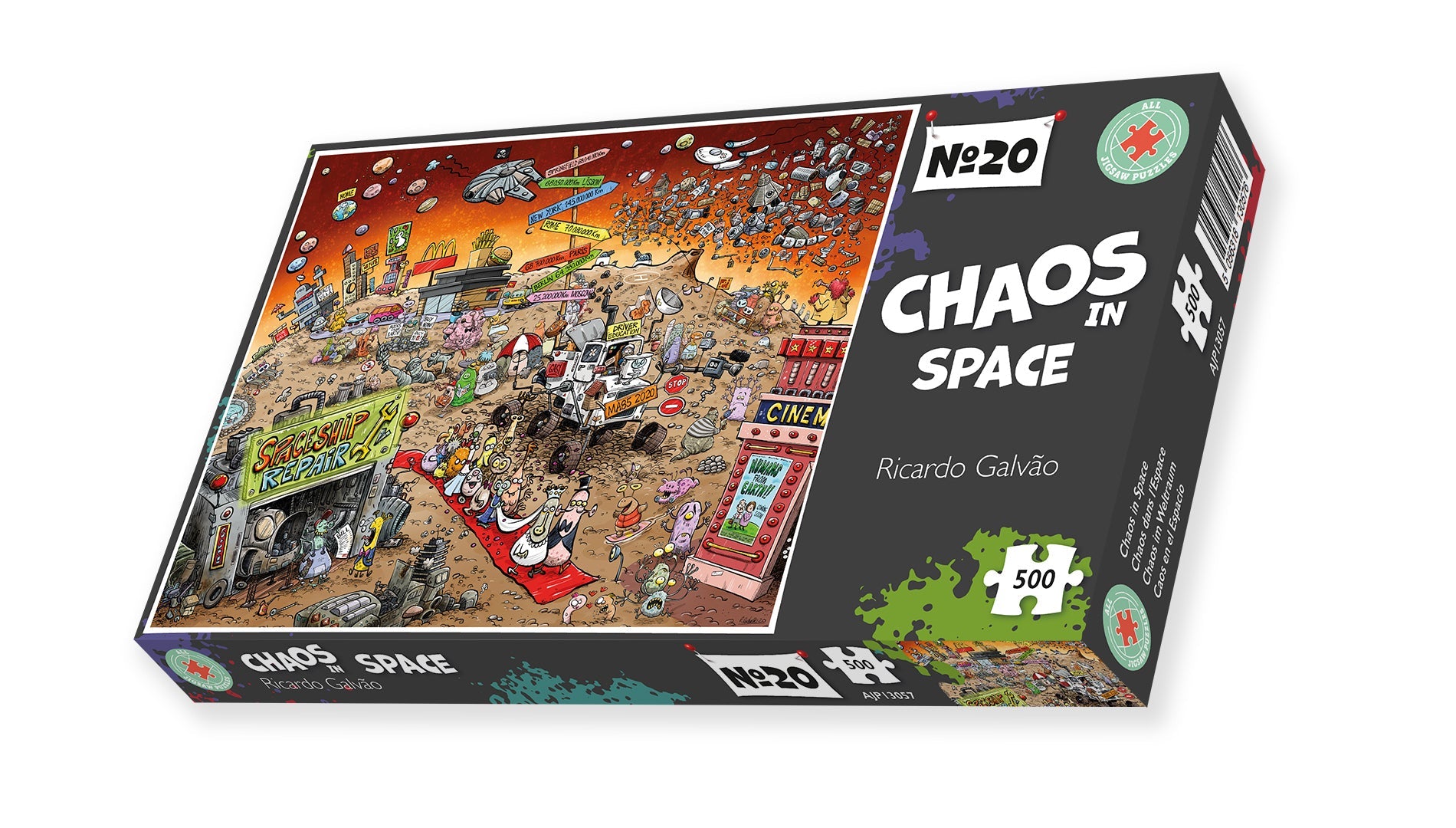 Chaos in Space 500 Piece Jigsaw Puzzle - Chaos no. 20