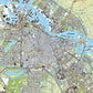 Amsterdam City Map 1000 Piece Jigsaw Puzzle
