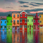 Colourful Houses on the Water 1000 Piece Jigsaw Puzzle