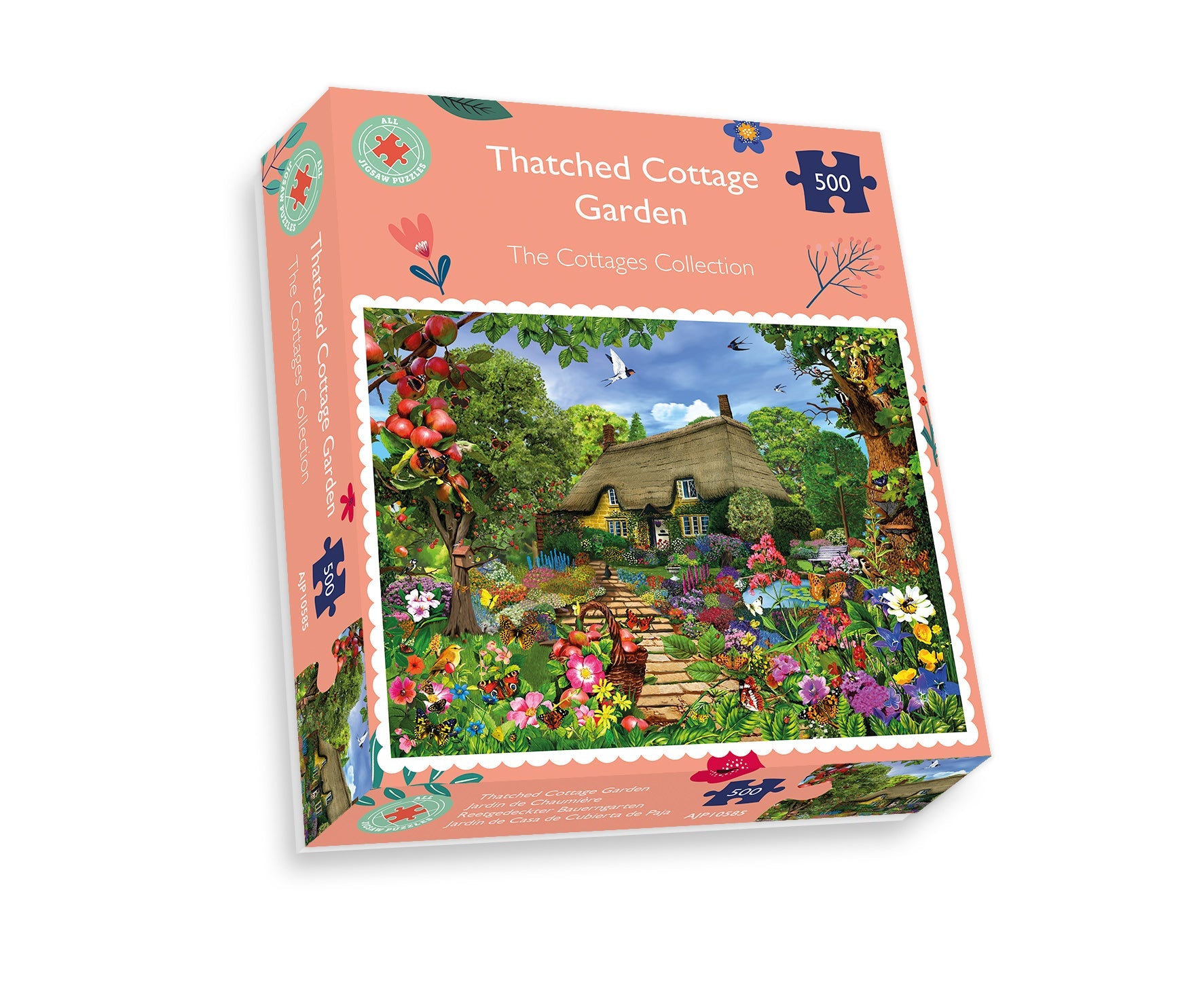 Thatched Cottage Garden 500 Piece Jigsaw Puzzles