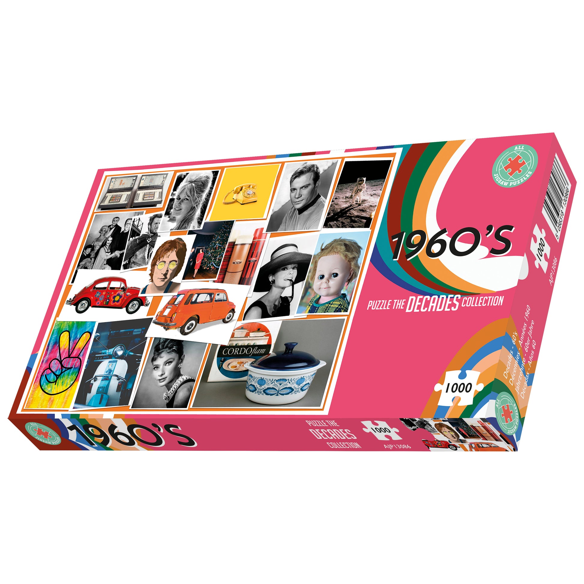 Decades - 60's 1000 Piece Jigsaw Puzzle