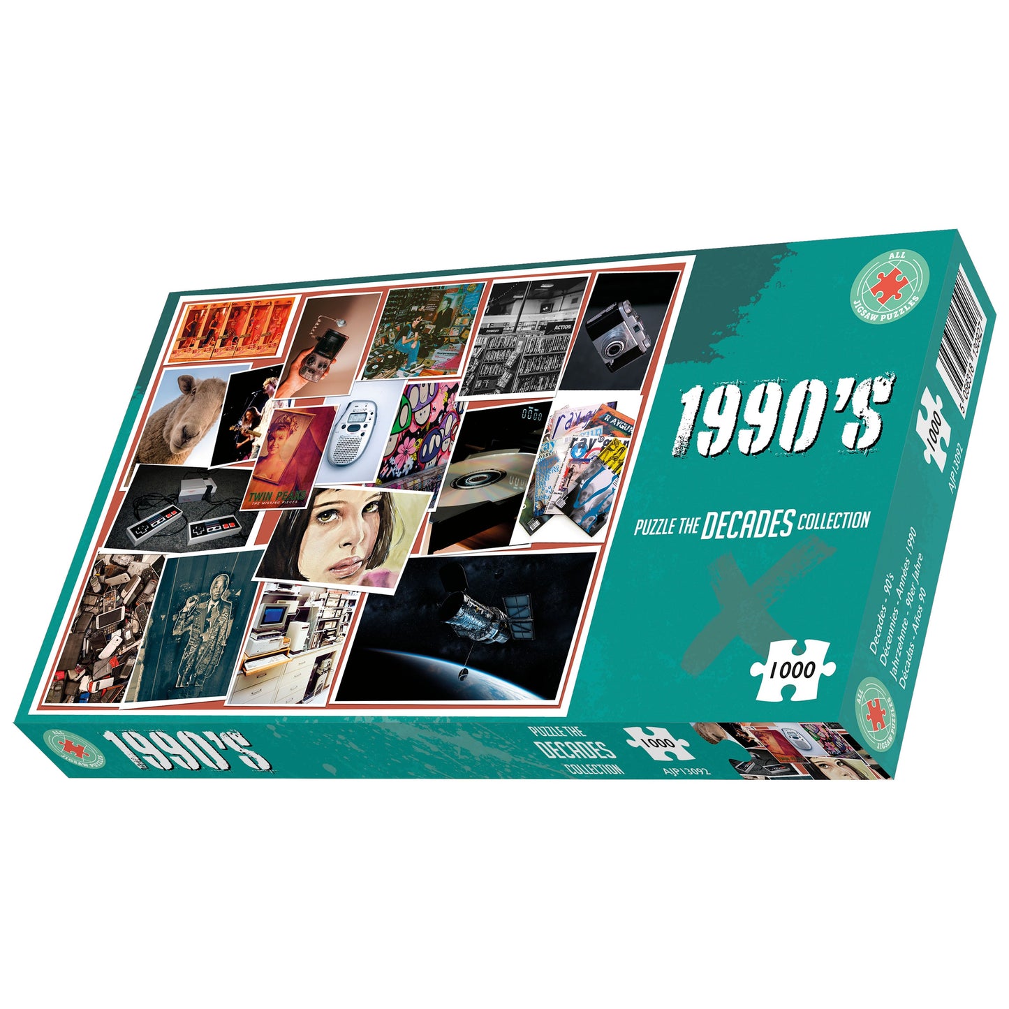 Decades - 90's 1000 Piece Jigsaw Puzzle