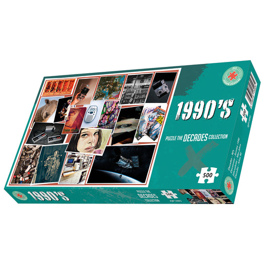 Decades - 90's 500 Piece Jigsaw Puzzle