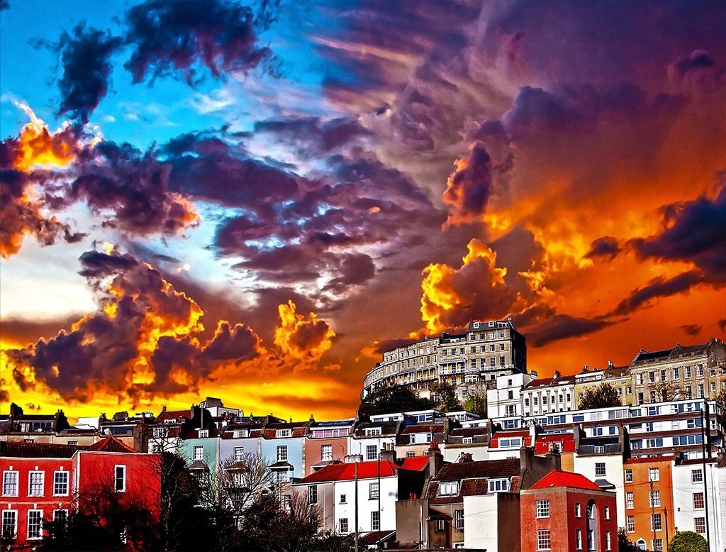 Dramatic Sunset 1000 Piece Jigsaw Puzzle