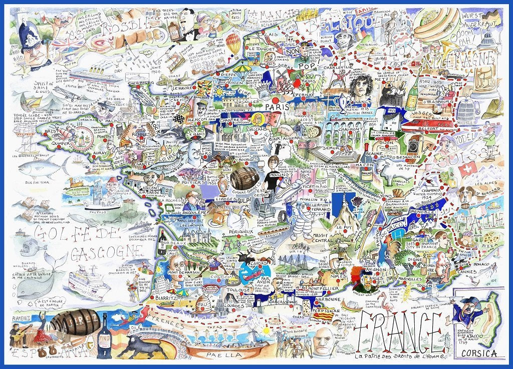France - Tim Bulmer 1000 Piece Jigsaw Puzzle – All Jigsaw Puzzles US
