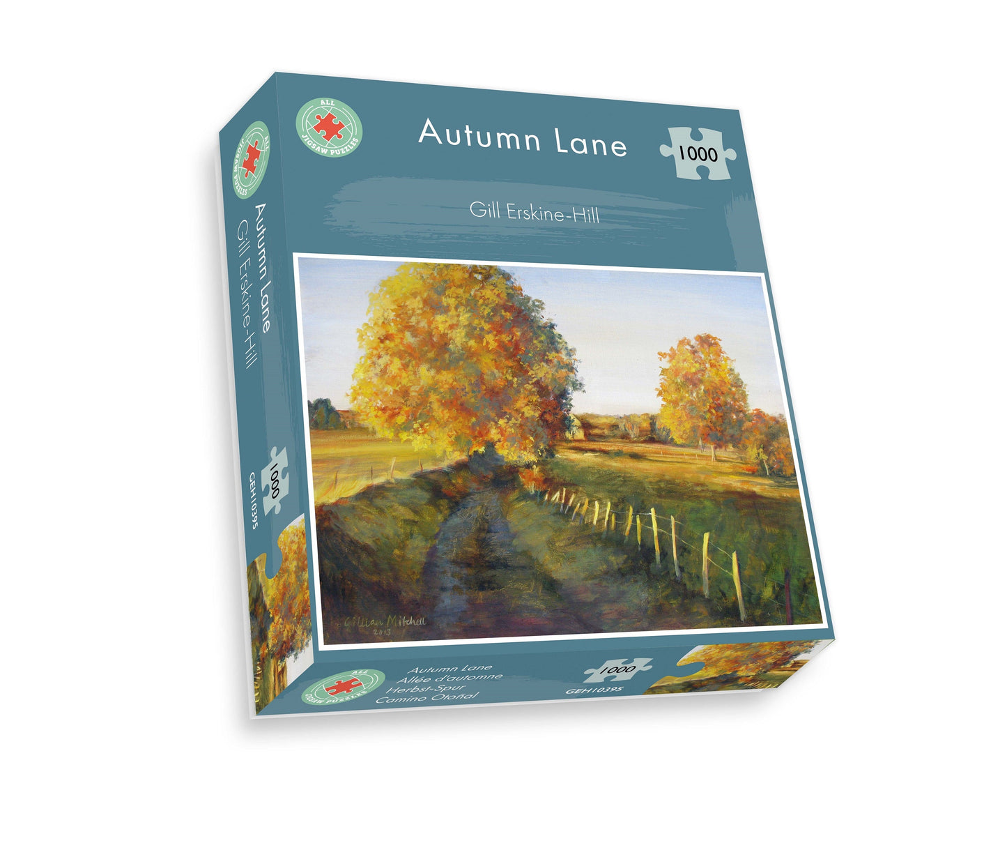 Autumn Lane 1000 Piece Jigsaw Puzzle box