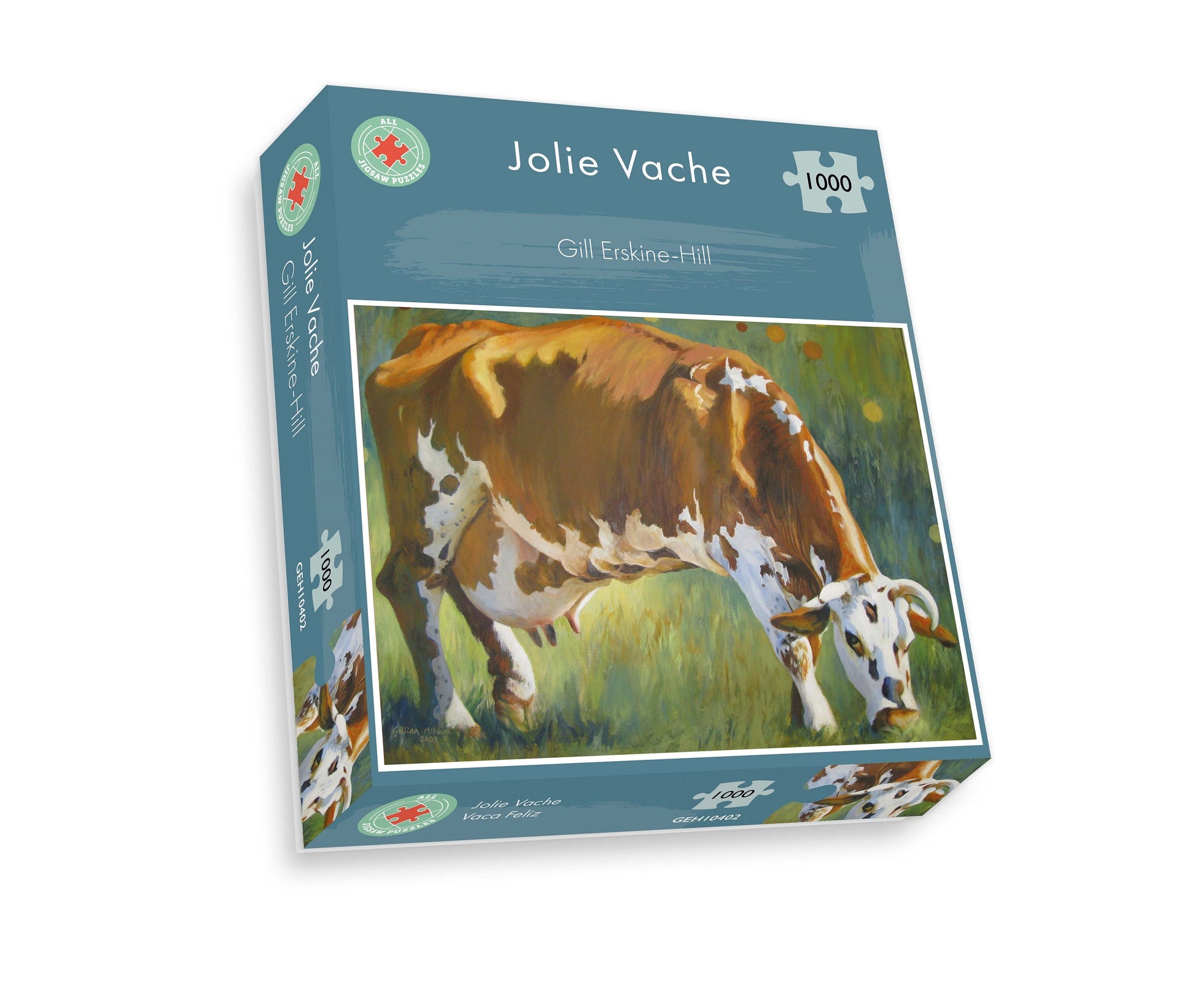 Jolie Vache, 1000 Piece Jigsaw Puzzle box
