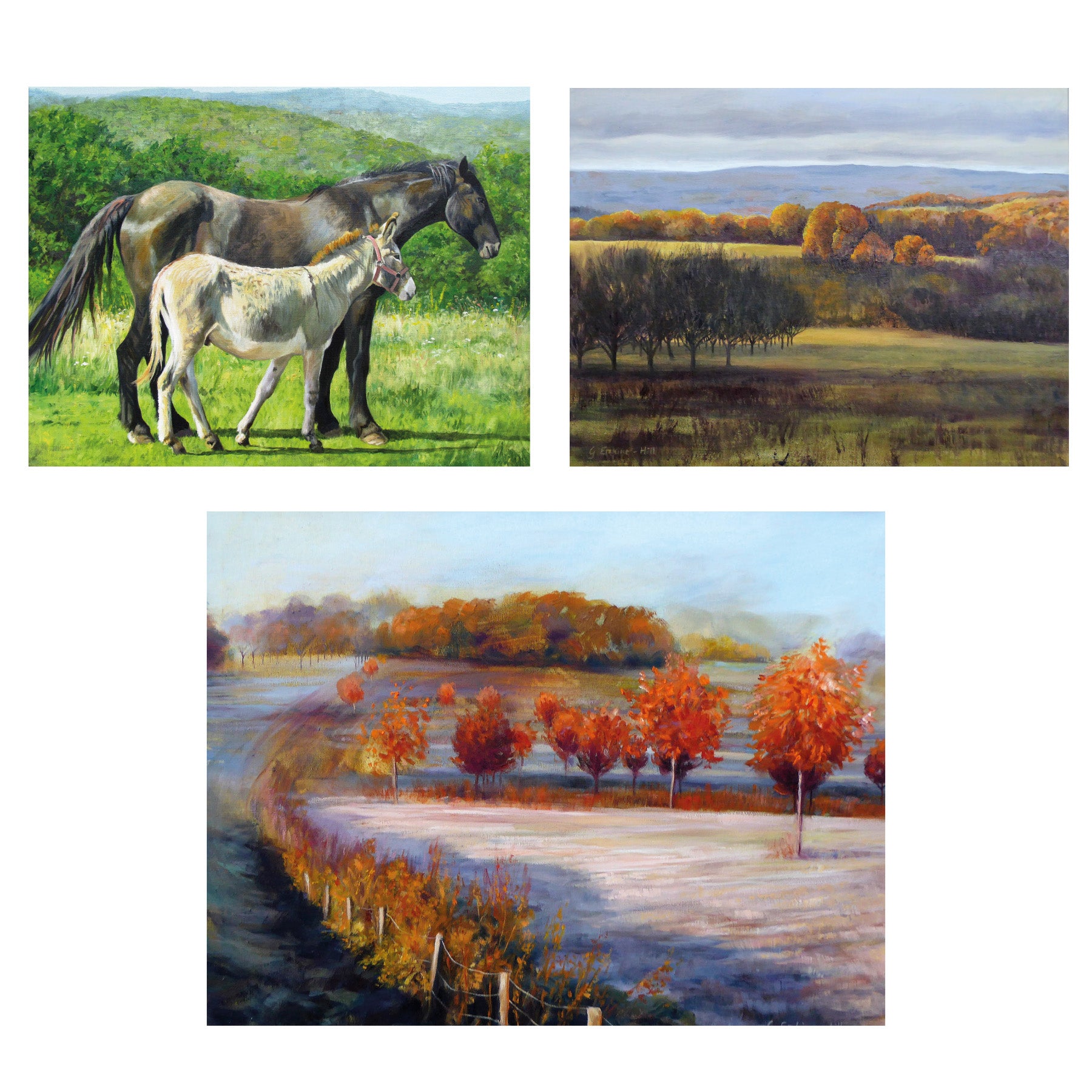 Gill Erskine-Hill Autumn 3 x 1000 Piece Jigsaw Puzzle Set