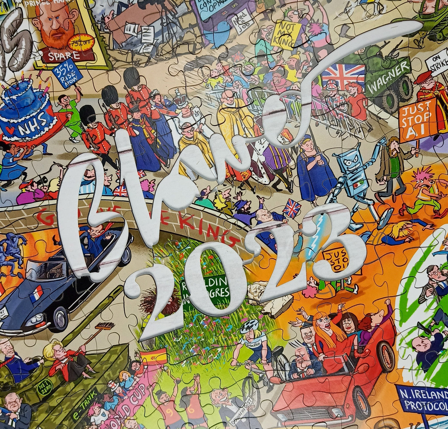 2023 According to Blower 1000 Piece Jigsaw Puzzle