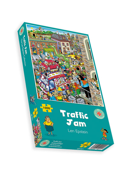 Traffic Jam - Len Epstein 1000 Piece Jigsaw Puzzle