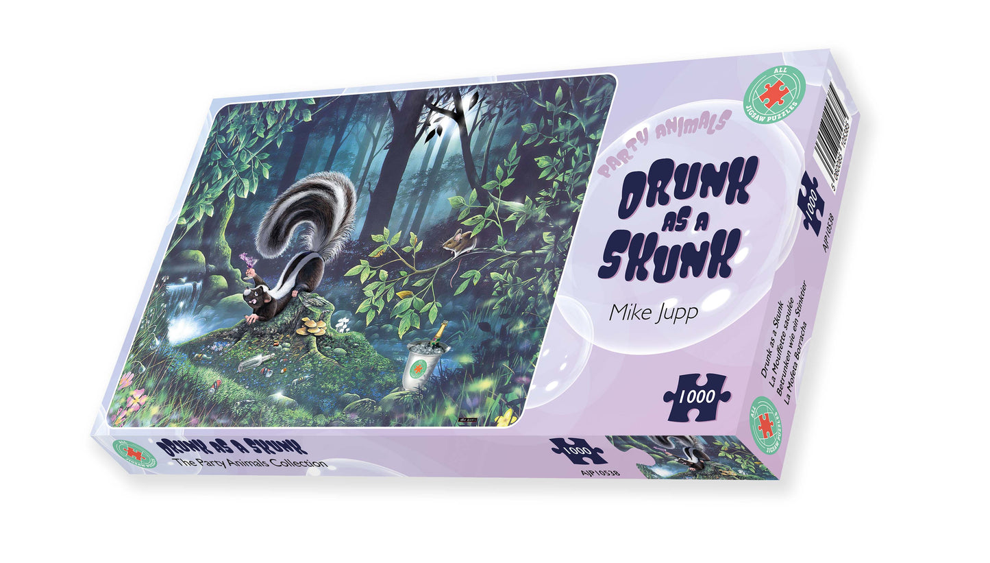 Drunk as a Skunk - Mike Jupp 1000 Pieces Jigsaw Puzzles