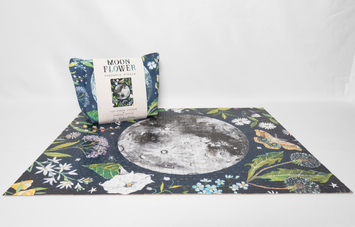 Moonflower 500 Piece Portable Jigsaw Puzzle